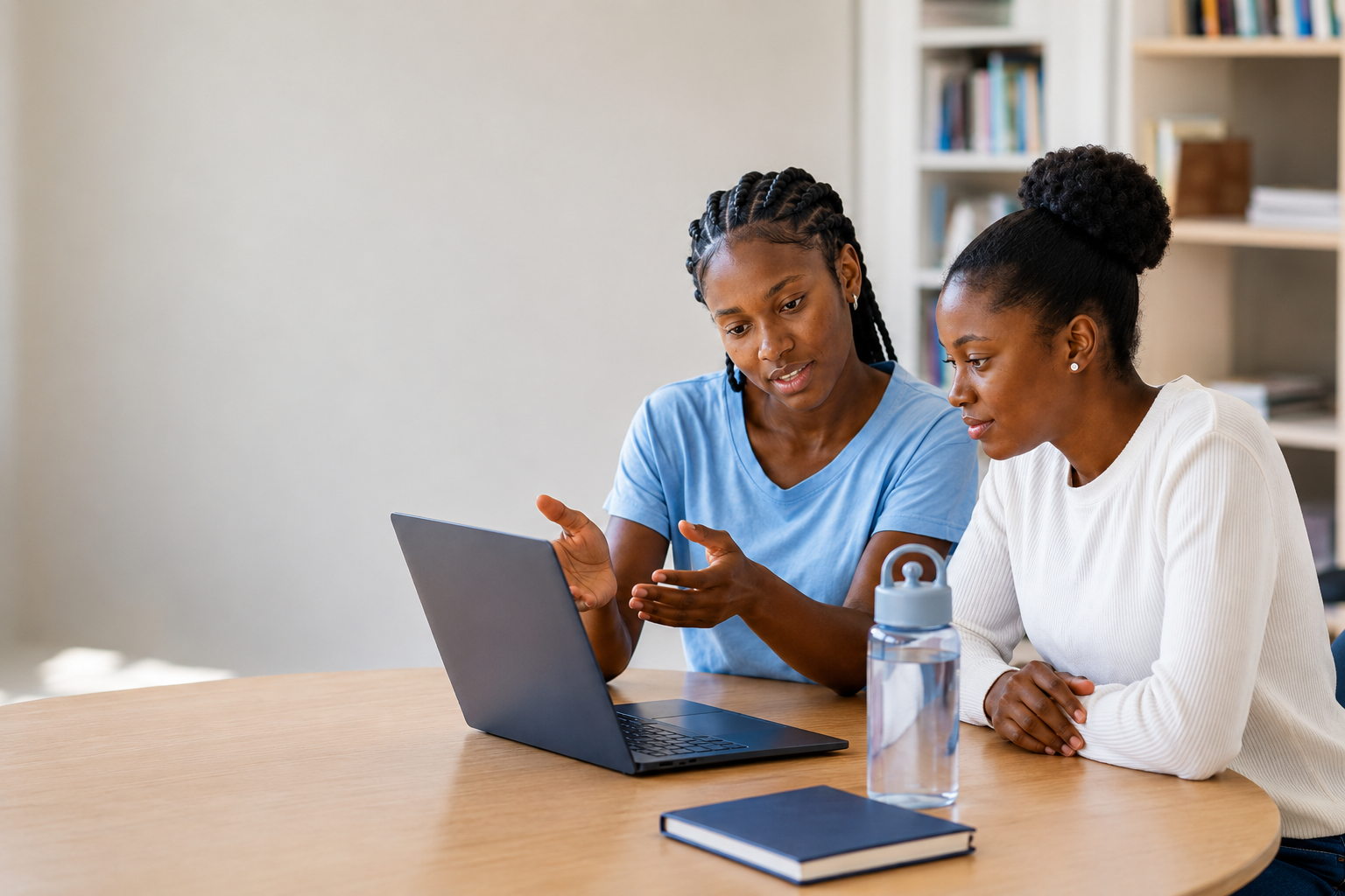 University of Ghana student studying with the Jist platform